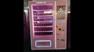 Eyelashes vending machine with touch screen