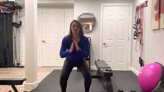 Double pulse jump squat