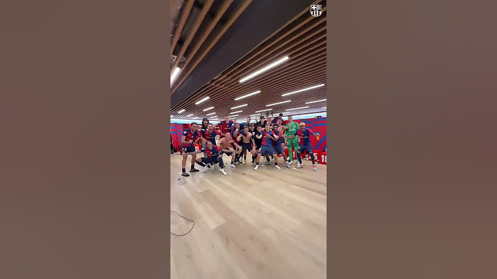 La CELEBRACIÓN DEL BARÇA en el VESTUARIO tras un CLÁSICO que 'CASI' DECIDE LALIGA