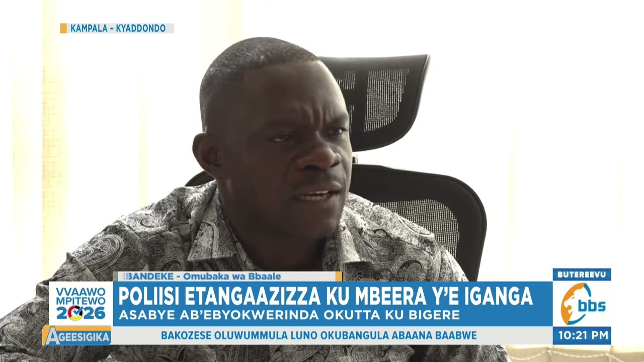 Poliisi Etangaazizza ku Byatuuseewo e Iganga ,  Evumiridde Ebikolwa Ebibi Ebitandise Okweyoleka