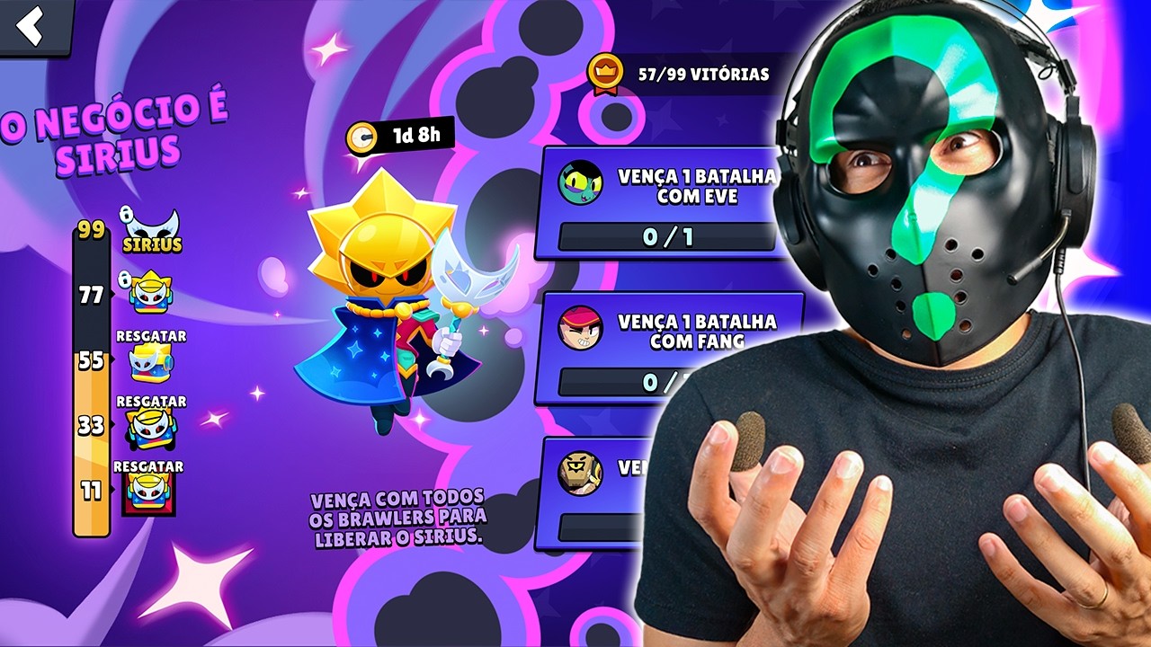 DEIXANDO DE SER PREGUIÇOSO E LIBERANDO O NOVO BRAWLER SIRIUS!
