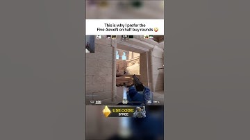 This is why I prefer the Five-SeveN on half buy rounds! 😍 #cs2 #csgo #ace #clutch #donk #s1mple