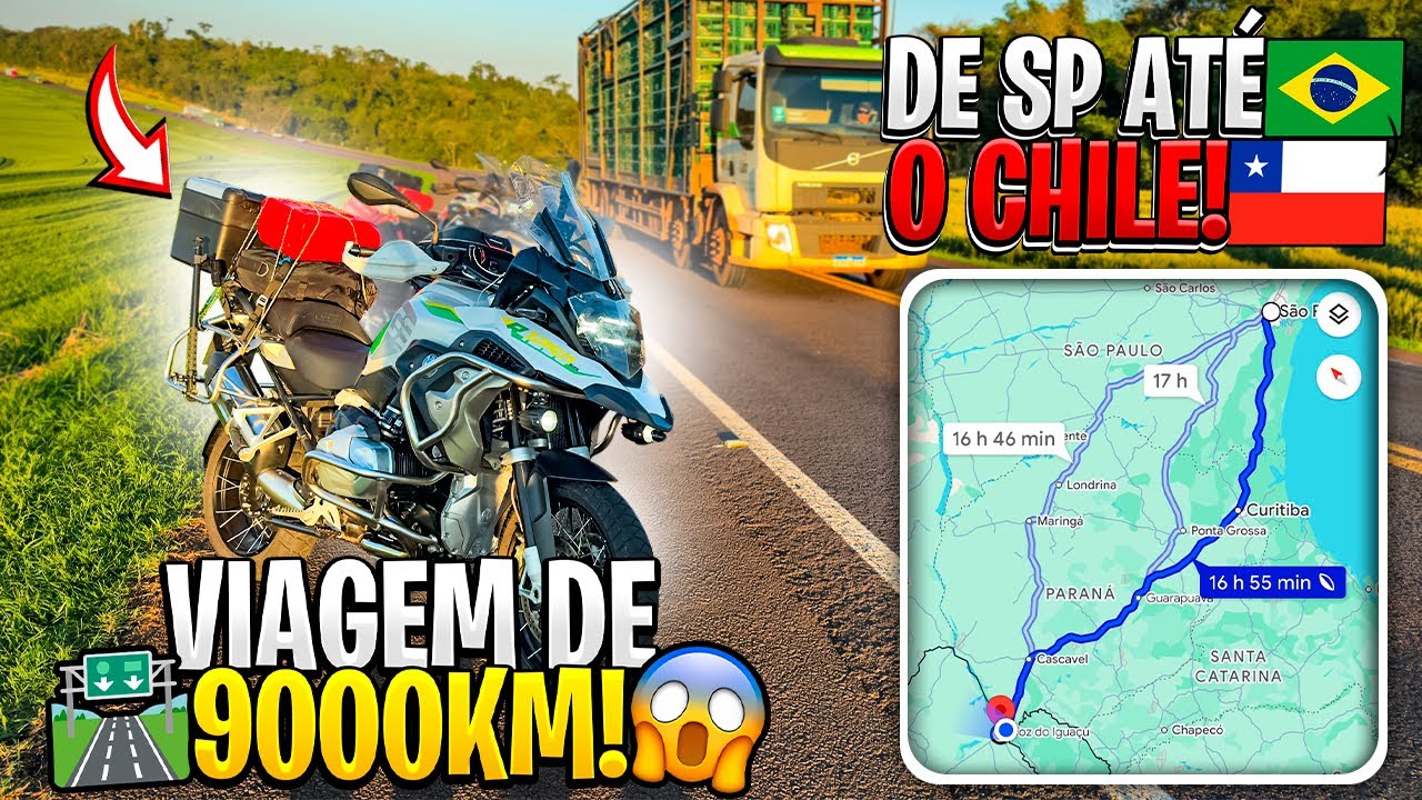 DE SÃO PAULO ATÉ O CHILE 🇨🇱 PRIMEIRA VIAGEM DE BMW 1250 Edição Especial | EP  01