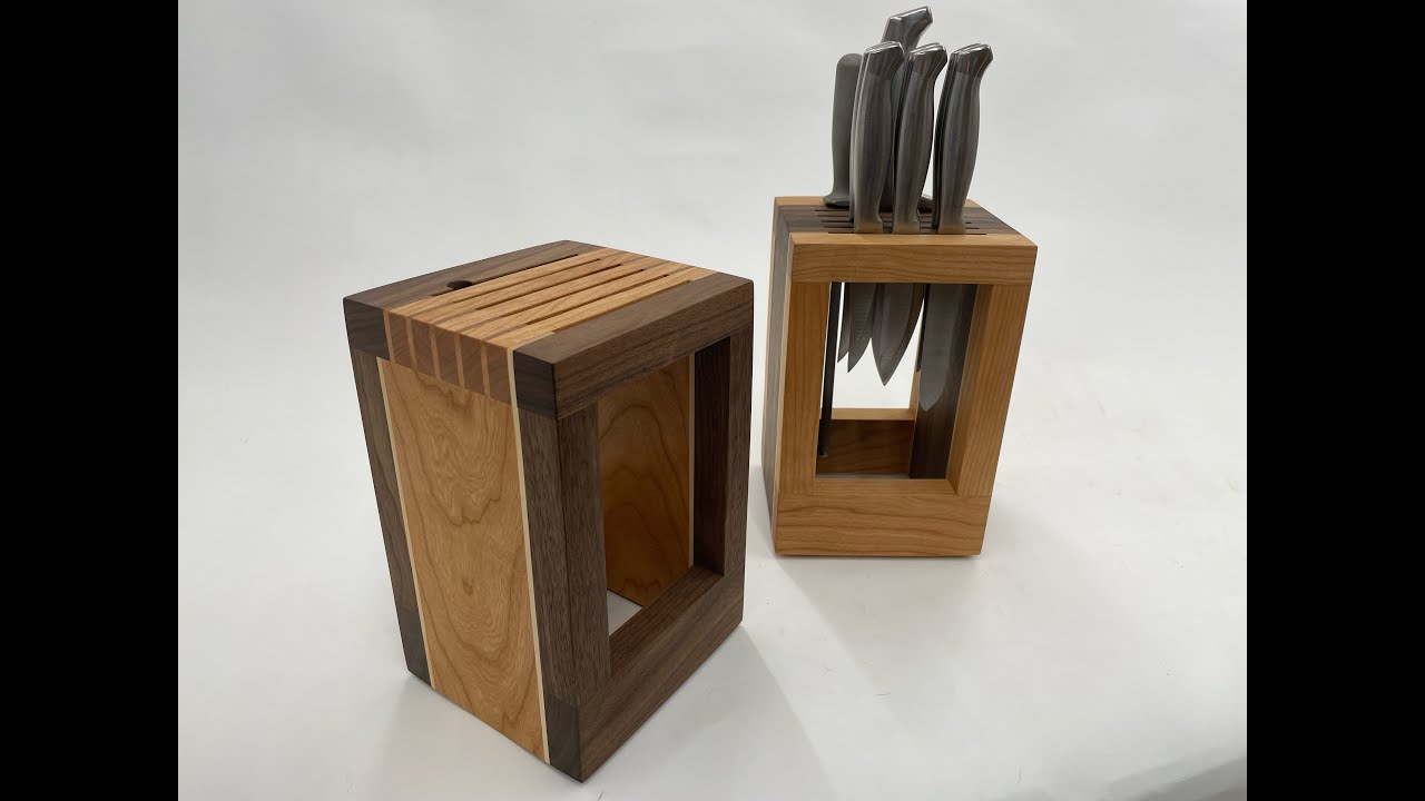 Contemporary Knife Block YouTube