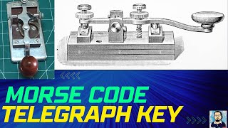 How Morse Code Telegraph Key Works and how to use it | Review | Vintage Communication Input Device