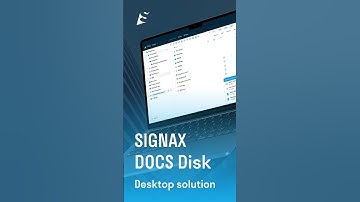 SIGNAX DOCS CDE. Desktop solution