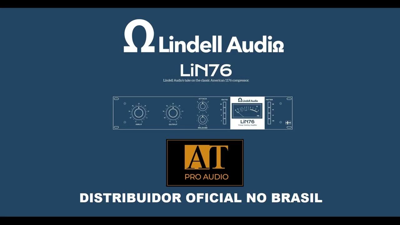 LINDELL LIN76 COMPRESSOR FET VINTAGE LIMITING AMPLIFIER - AT PROAUDIO BRASIL
