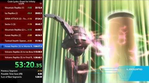 Code Lyoko: Quest for Infinity Low% Speedrun in 1:31:28 [PB]
