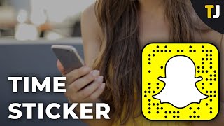 How to Get Time Sticker in Snapchat screenshot 3