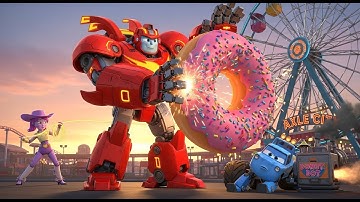 Blaze and the Monster Machines FULL EPISODE | Monster Bots Save Axle City from a GIANT Donut! 🍩