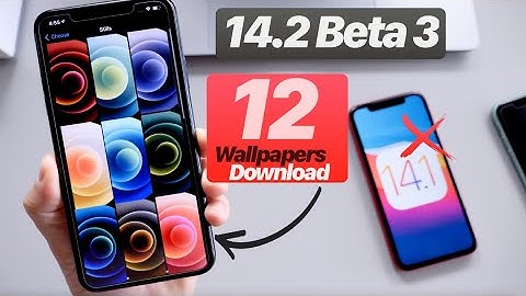 iOS 14.1 Released - iOS 14.2 Beta 3 what’s New? & Download iPhone 12 Wallpapers