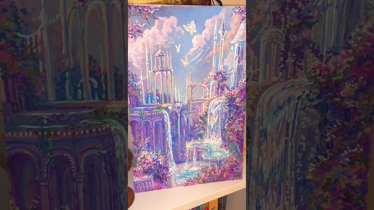 Diamond Waterfall Castle reveal 💜 