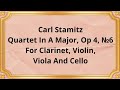 Miniature de la vidéo de la chanson Quartet For Flute (Or Violin Or Oboe Or Clarinet) And String Trio In A Major, Op. 14, No. 6: 1. Allegro Poco Moderato