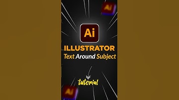 Wrap Text around image #illustrator