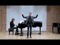 Micha galiski europe open classical singing competition 2024