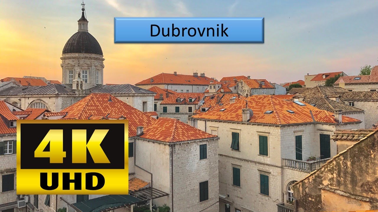 4K Virtual Walking Tour through Dubrovnik, Croatia   City Walks #4