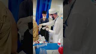 Chest tube procedure