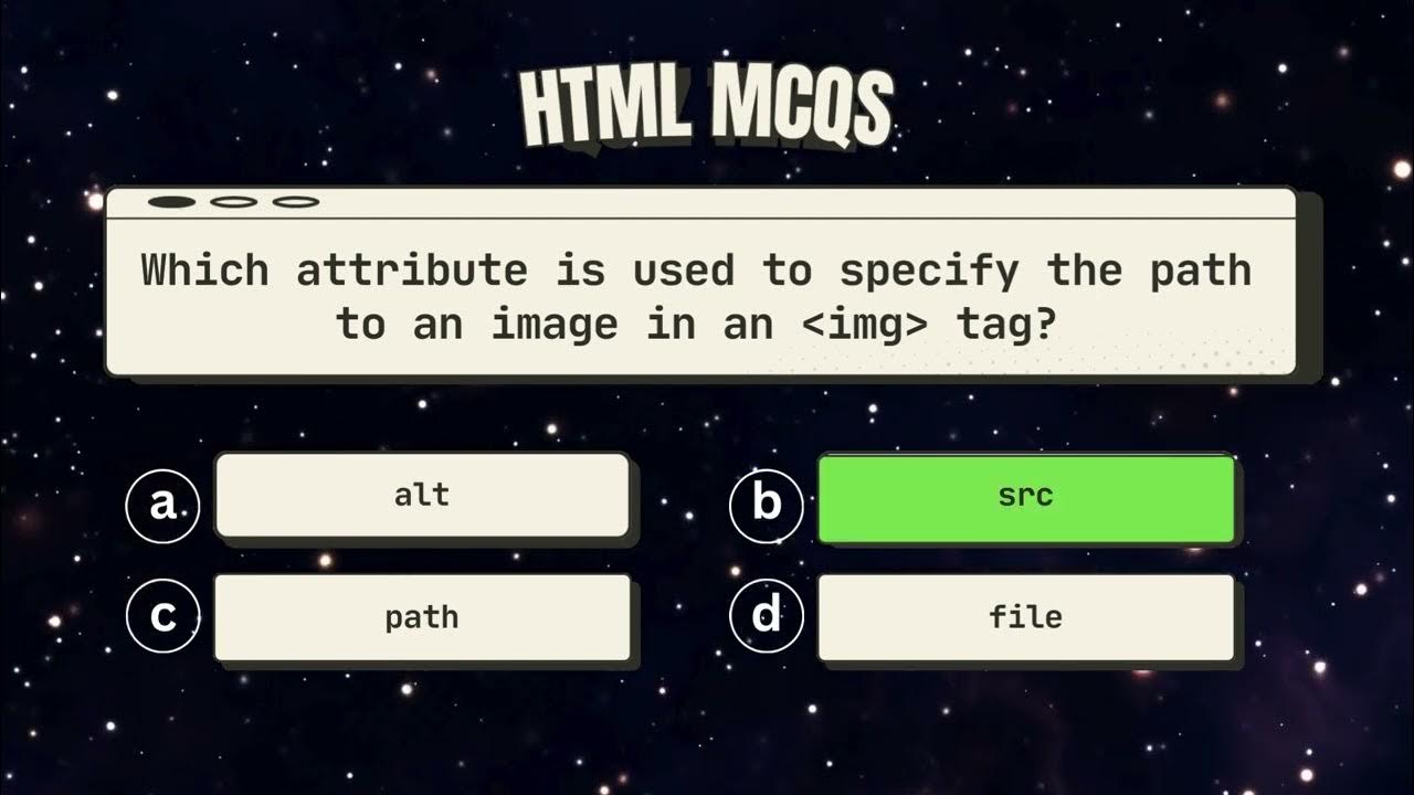 Html mcq questions and answers | Important html questions - YouTube