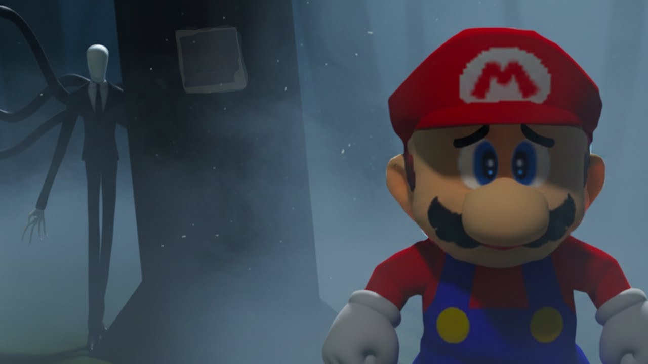 Me Encontré a SLENDERMAN en Mario 64!