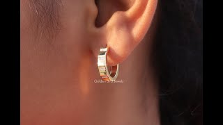 Baguette Moissanite Bridesmaid Earrings