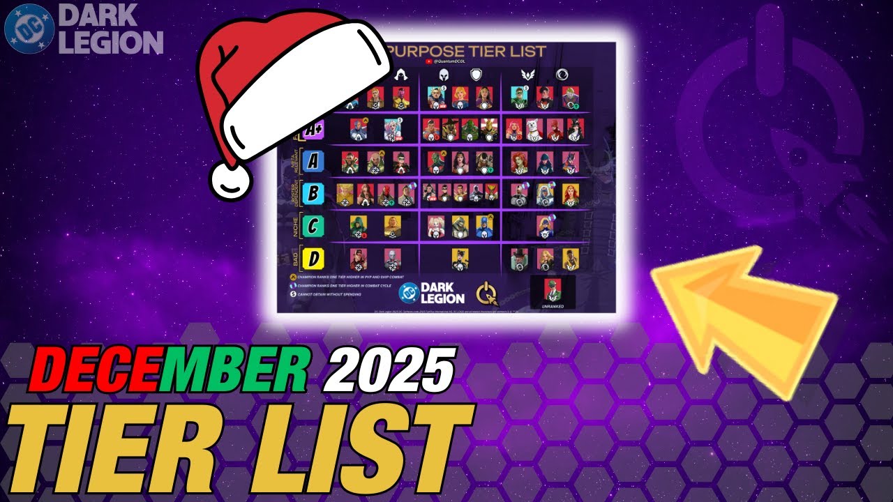 All Champions Ranked! | December 2025 Tier List | DC: Dark Legion