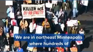 Hundreds of anti-ICE protestors march in Minneapolis after federal officials announce end of Metro S Hundreds of anti-ICE protestors march in Minneapolis after federal officials announce end of Metro S