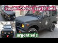 Suzuki potohar jeep for sale  urgent  excellent condition  dervesh motors 