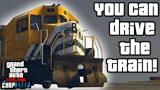 You will be able to drive the train in GTA Online! - Chop shop