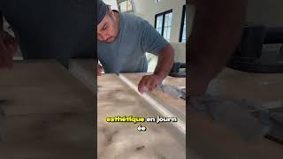 Cuisine en marbre lumineux #innovation #btp #creationsurmesure #chantier #renovation #innobati