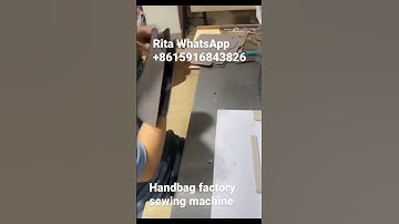 computerzied pattern sewing machine for handbag factory production