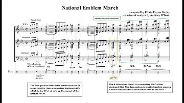 SCORE STUDY EPISODE #29: NATIONAL EMBLEM MARCH (Bagley) & THE CHIMES OF LIBERTY (Goldman)