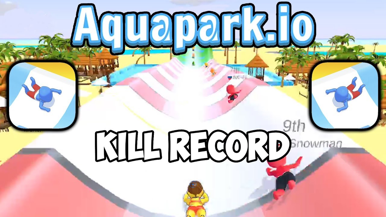 Aqua park.io Game. Leave Everyone Behind