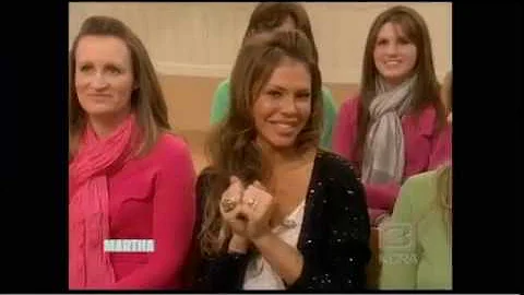 Nikki Cox and husband Jay Mohr on Martha Stewart