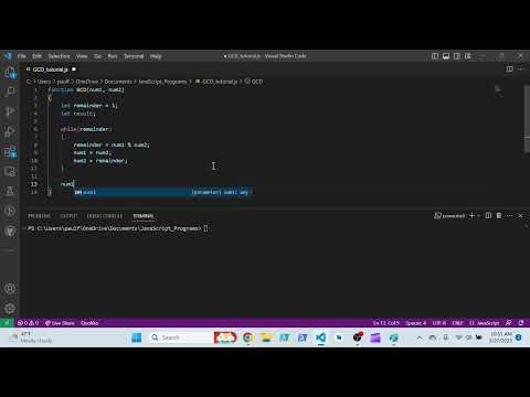How to: Euclidean Algorithm in JavaScript
