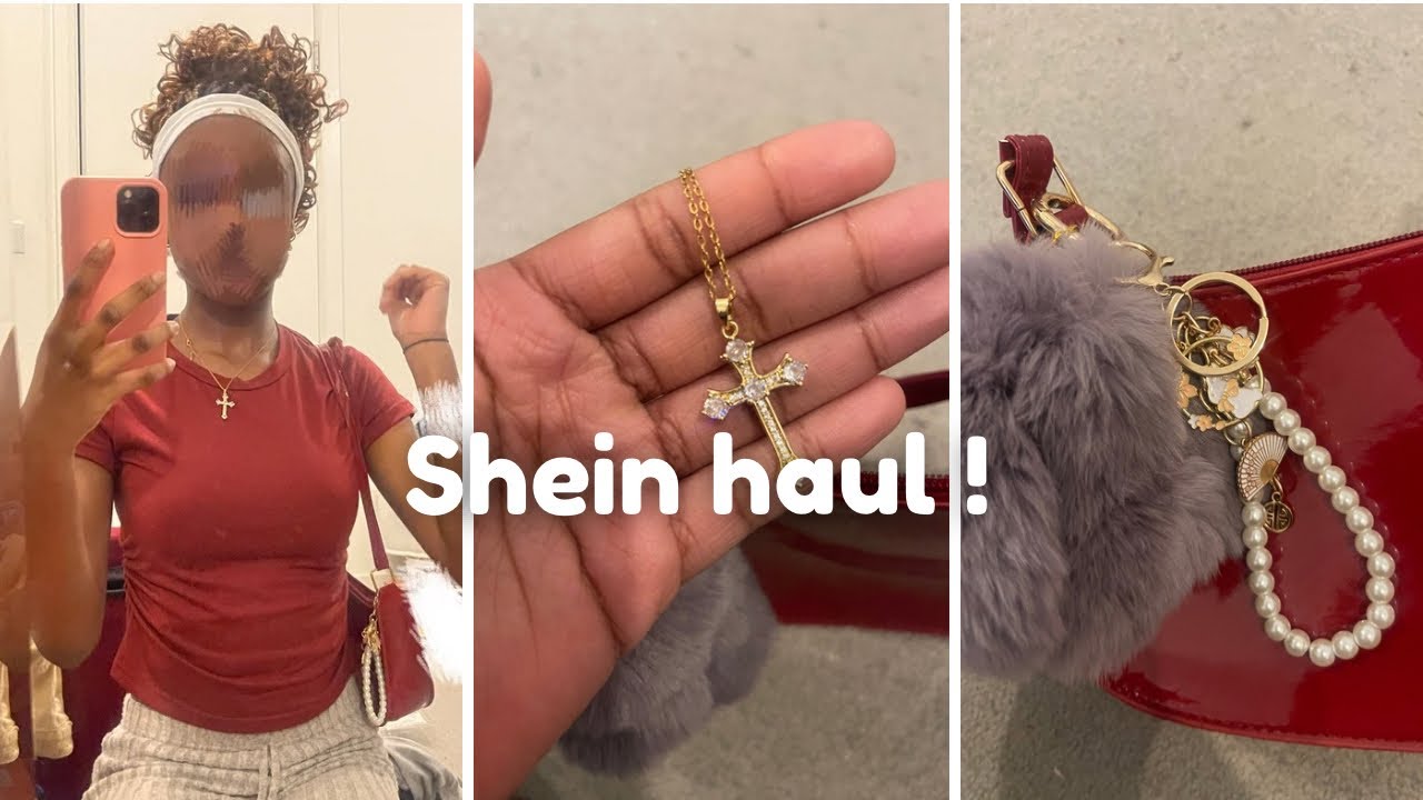 Shein haul 🤍🛍️-keychain ,clothes,bag 