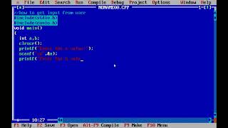 How to get input from user in C Programming