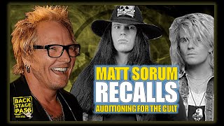 ⭐MATT SORUM RECALLS HIS RATHER 'FUNNY' AUDITION FOR 'THE CULT'