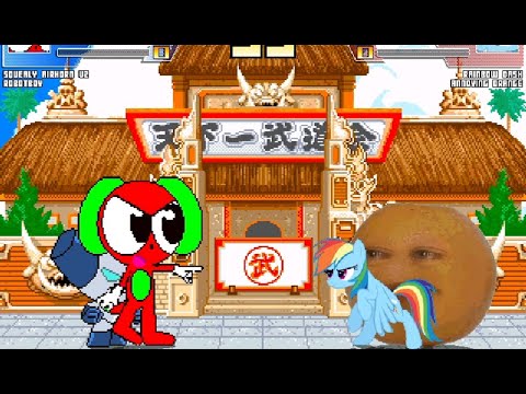 MUGEN Request [853]: Squealy Airhorn V2 & Robotboy vs. Rainbow Dash & Annoying Orange