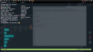 LFCS | permissive ⇐⇒ enforcing | SELinux | Fedora 31 Server