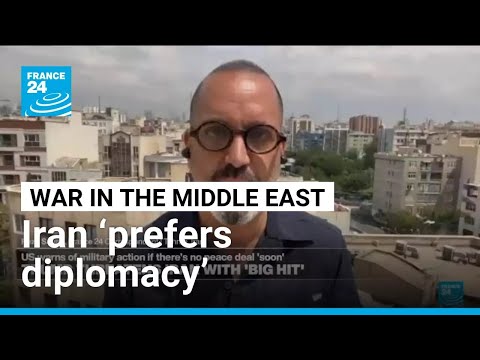 Iran ‘prefers diplomacy’ but if there’s a war, Tehran says it’s ready • FRANCE 24 English