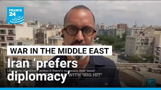 Iran ‘prefers diplomacy’ but if there’s a war, Tehran says it’s ready • FRANCE 24 English