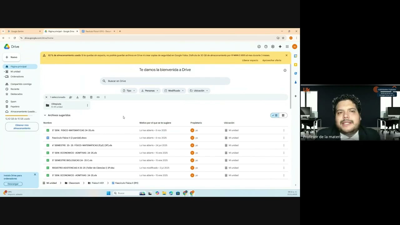 Aplicaciones practicas en Google Drive con IA