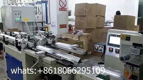 India plastic glass automatic counting packaging machine disposable cup wrapping machine