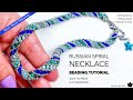 Russian Spiral Beaded Necklace Tutorial | DIY Bead Rope