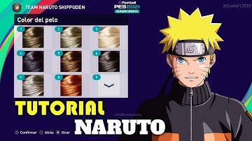 TUTORIAL COMPLETO | COMO CREAR A NARUTO EN PES 2021 | HOW TO CREATE | FACE & STATS | LuisFCH