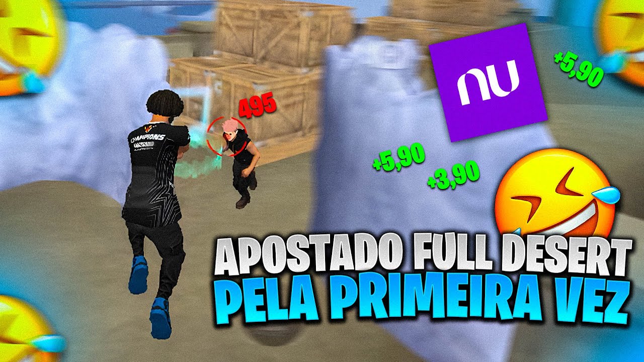 JOGANDO APOSTADO FULL DESERT PELA PRIMEIRA VEZ!! ( PEDIU TELA?? )