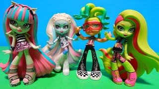 Monster High Vinyl Figures Venus Deuce Rochelle & Abbey