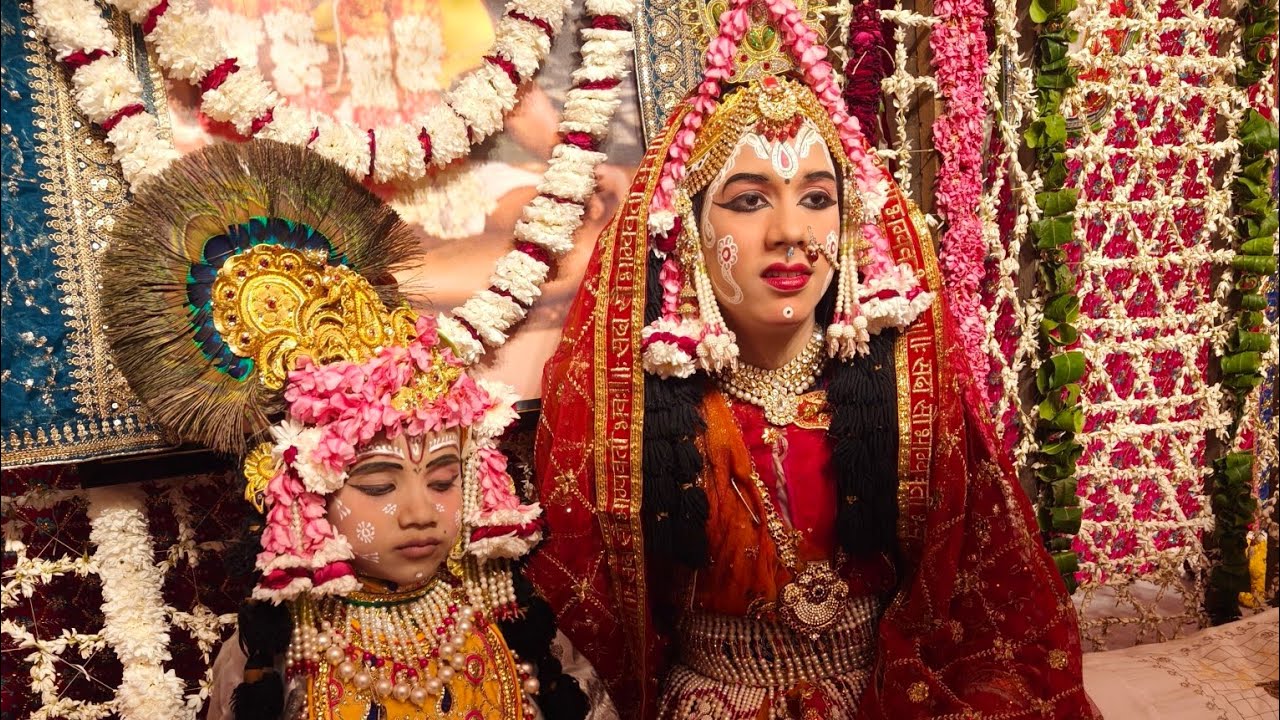 Radha Rani Raslila sri radha krishna lila sansthan बरसाना मनिहारिन लीला #raslila# ...