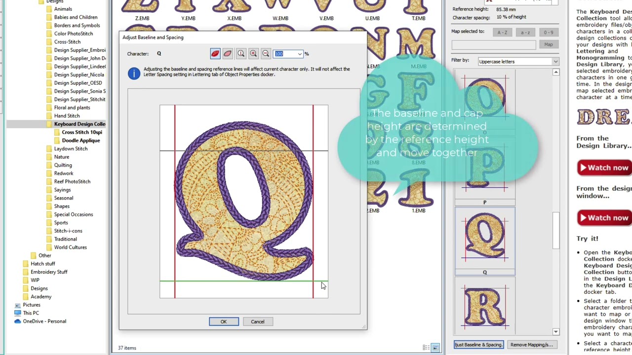 5. Keyboard Design Collection - Adjust Baseline and Spacing - YouTube