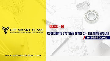 Types of Coordinate System in Autocad | Absolute , Relative Rectangle & Polar coordinate system